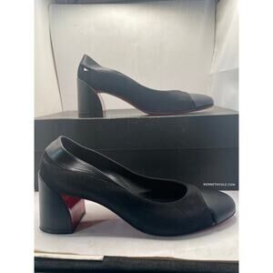 CHRISTIAN LOUBOUTIN Miss Duvette leather pumps